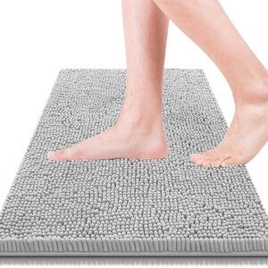 Bathroom Rugs 15x23,Super Absorbent Soft,Thick,Machine Washable Chenille